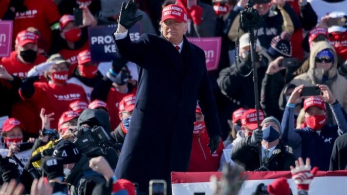 Donald Trump breaks records as he attracts unprecedented crowd during Saturday's Iowa rally