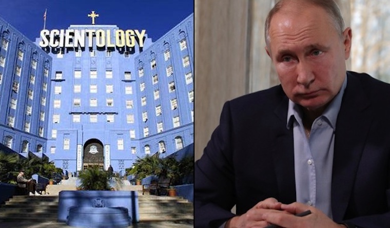 President Putin banishes 'Hollywood cult' Scientology from Russia forever