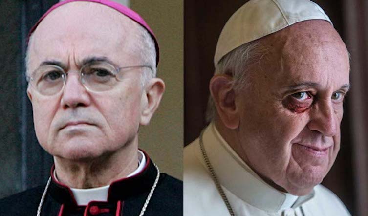 Archbishop Carlo Maria Vigano warns Pope Francis is attempting to usher in the 'Great Reset'