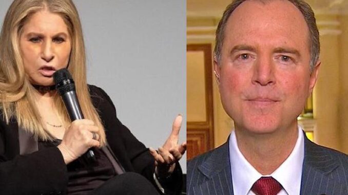 Barbra Streisand gushes over 'American hero' Adam Schiff who she says exposed Trump