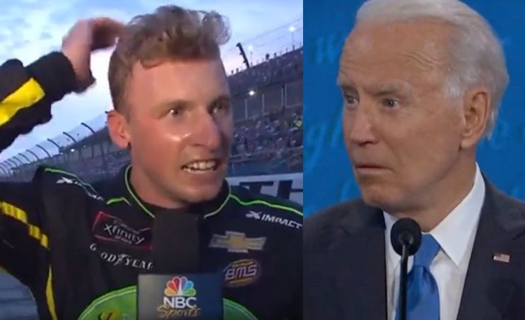 NASCAR fans loudly chant 'f**k Joe Biden' as NBC scrambles to distract viewers