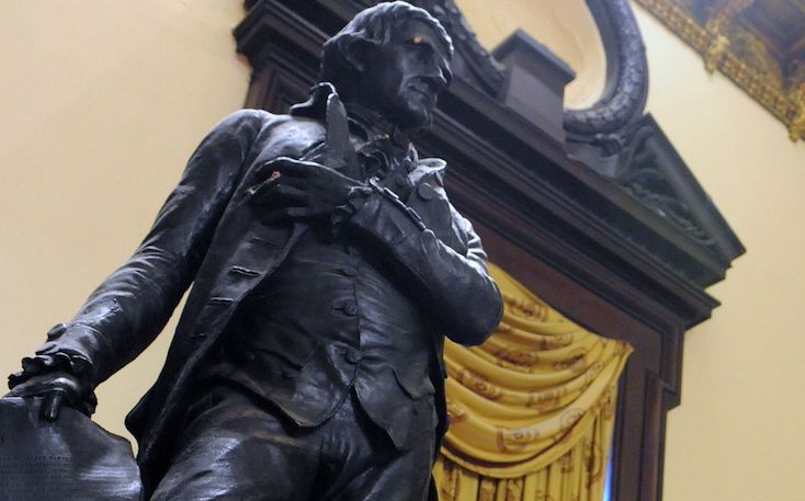 Radical New York City Democrats have voted to evict Thomas Jefferson, the author of the Declaration of Independence and the third President of the United States.