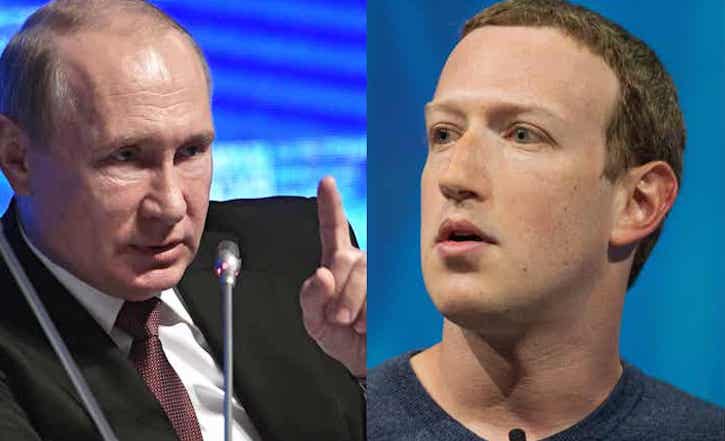 President Putin vows to kill Facebook biased newsfeed algorithm