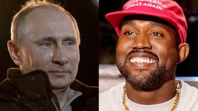 Kanye West declares he is a young Putin who will save America from evil