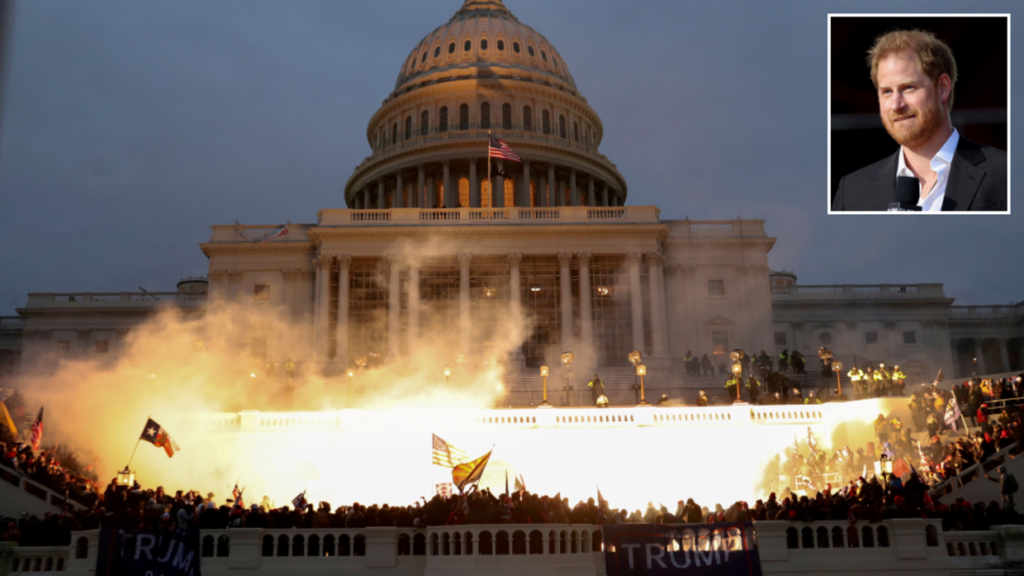 Prince Harry capitol riot