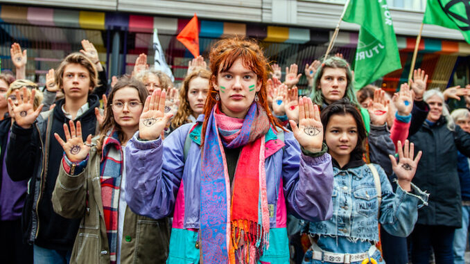 Extinction Rebellion co-founder warns if climate change isn't stopped, your mom will be gang raped