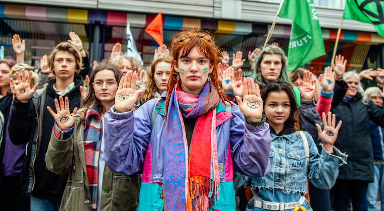 Extinction Rebellion co-founder warns if climate change isn't stopped, your mom will be gang raped