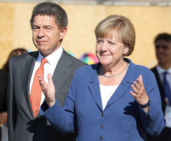 Angela merkel and her husband