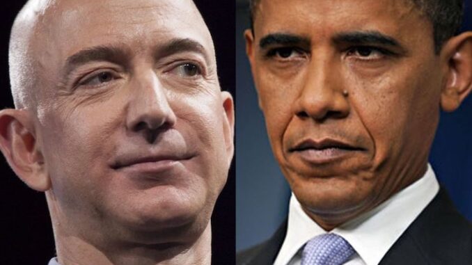 Bezos gives 100 million to Obama