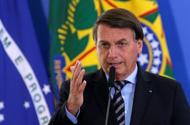 Brazil president Bolsonaro