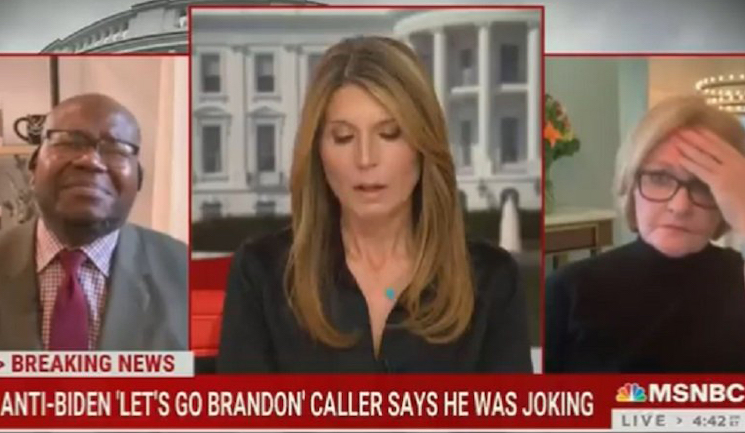 MSNBC declares that Let's Go Brandon is part of a new insurrection plot