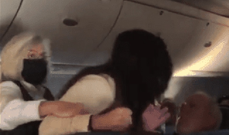 Mask Karen who beat up 80 year old man on plane compares herself to Rosa Parks