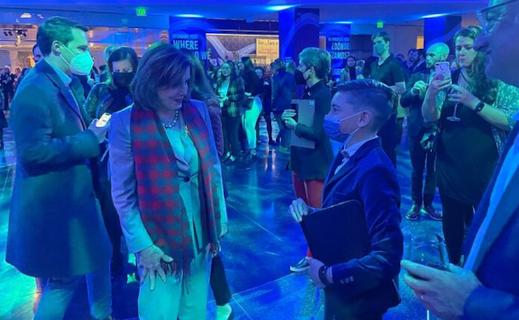 Maskless Pelosi spotted at DC event where children were forced to wear masks