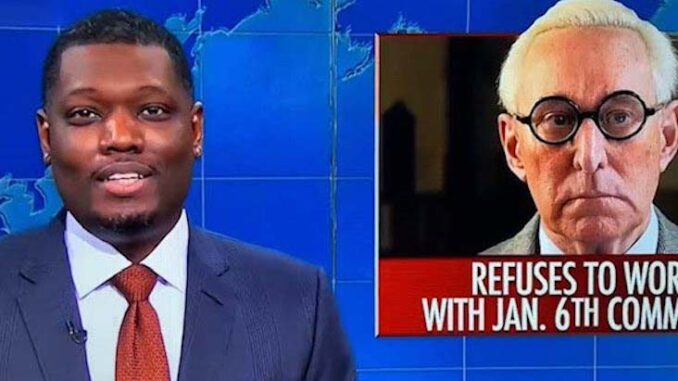 SNL 'jokes' about raping Roger Stone's dying elderly wife