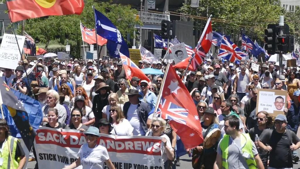 Hundreds of thousands of Australian workers rise up against 'New World Order' restrictions