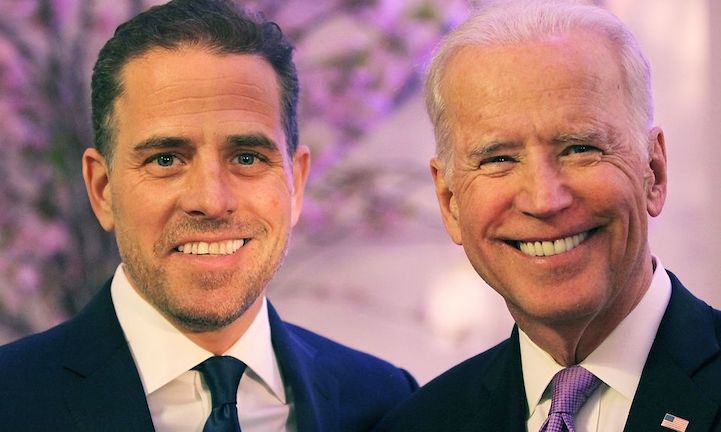Hunter Biden caught 'joking' about his dad's dementia