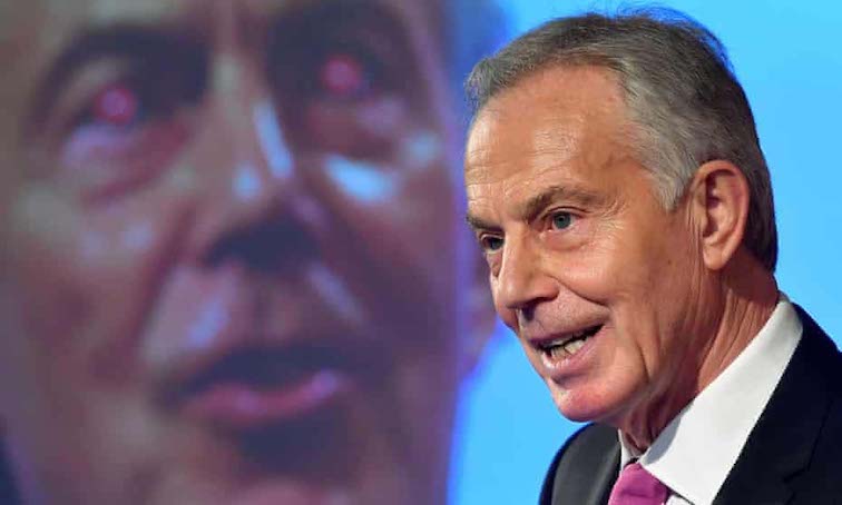 Tony Blair calls unvaccinated idiots