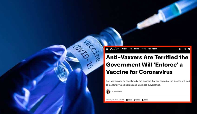 Vice mocked anti-vaxxers in 2020 for worrying about mandatory vaccines