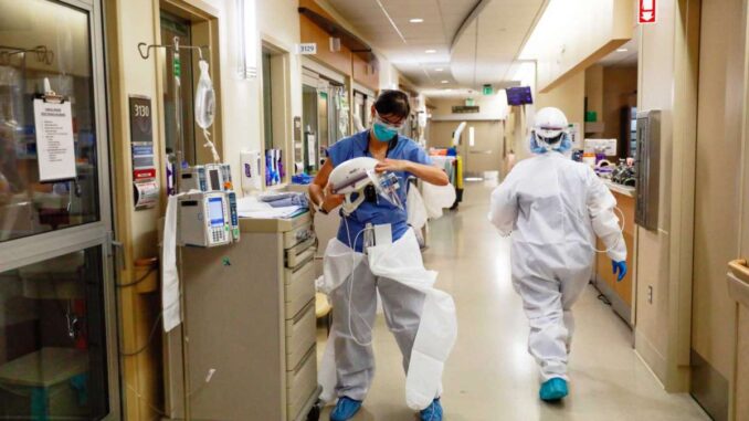 California healthcare staff