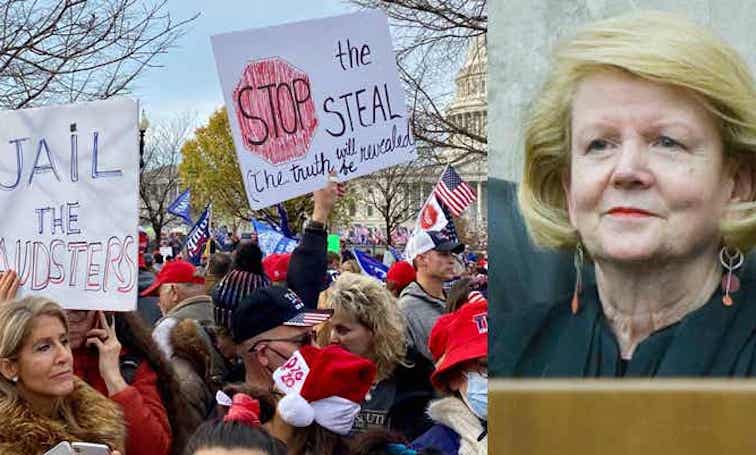 Clinton-appointed judge sentences mom to prison for attending J6 protest with her teenage son