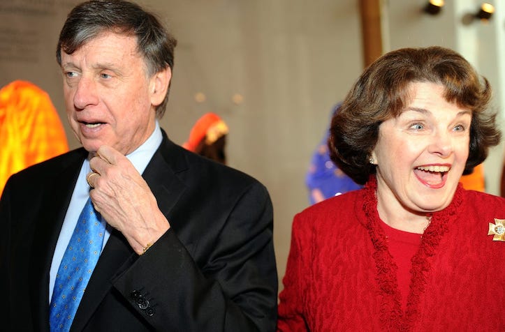 Dianne Feinstein's husband co-owned Chinese firm that installed spyware on U.S. military machines