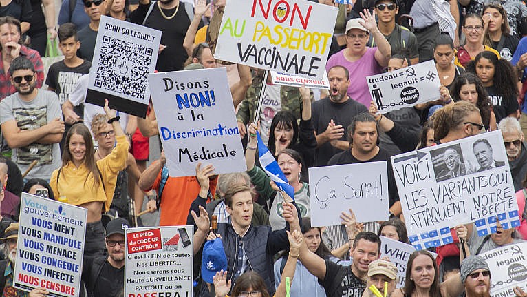 Quebec targets unjabbed