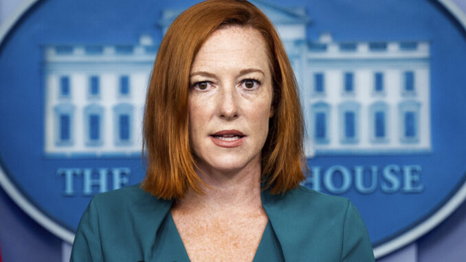 White House press sec Jen Psaki