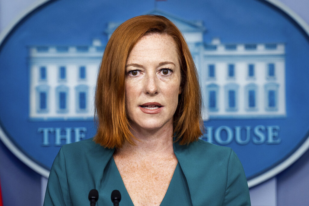 White House press sec Jen Psaki