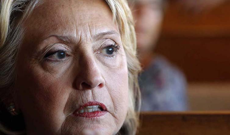 Hillary Clinton petrified at what was found on the walls of Epstein's pedo mansion