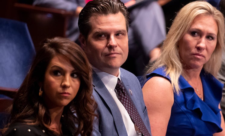 Rep. Matt Gaetz says Rep. Marjorie Taylor Greene was kicked off Twitter for exposing the 'New World Order'