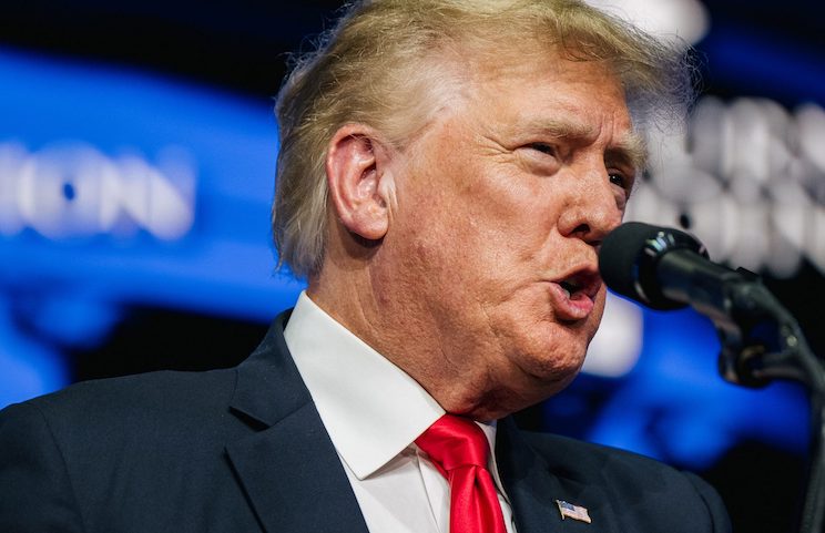 President Trump calls on MAGA patriots to rise up against New World Order