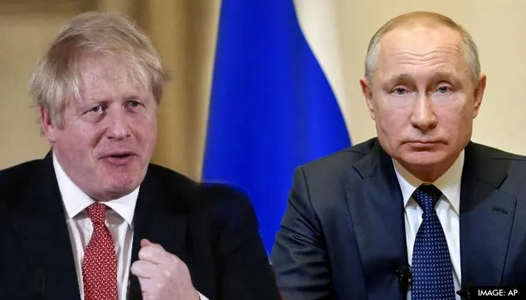 Boris Johnson Vladimir Putin