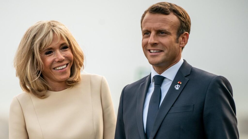Mr and Mrs Macron