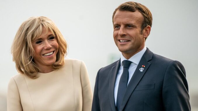 Mr and Mrs Macron