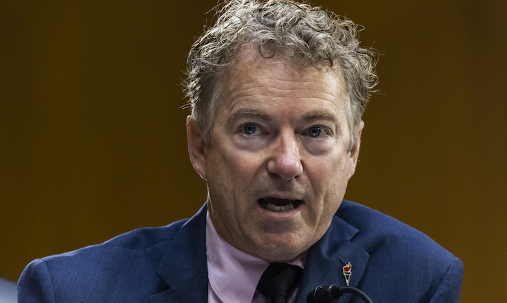 Senator Rand Paul warns government mandates have always been about the 'New World Order' taking more control