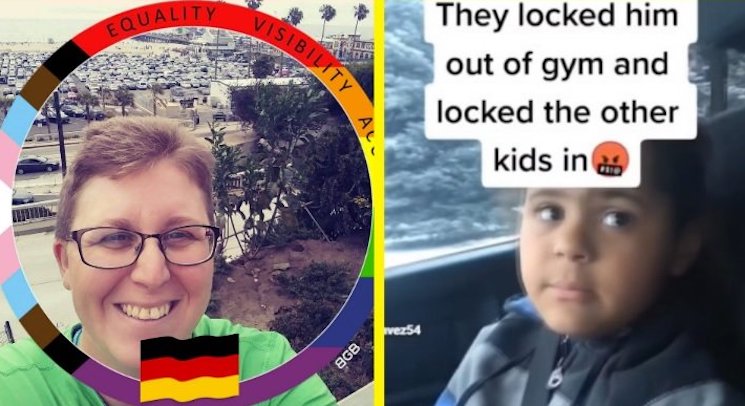 Democrat teacher caught trying to murder 7 year old boy for refusing to wear a mask