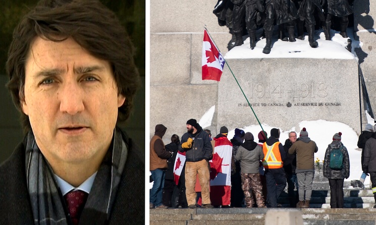 Justin Trudeau demands hateful Freedom Convoy leave Ottawa