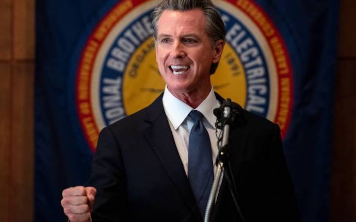 California Gov. Gavin Newsom says he will abolish car ownership