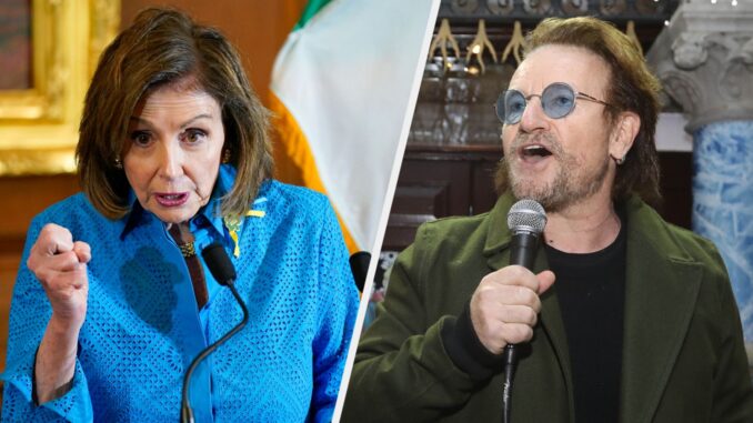 Pelosi and Bono