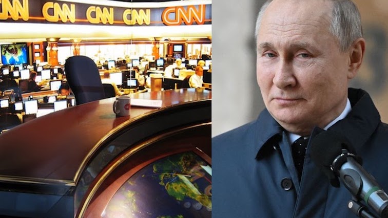 CNN ceases operations in Russia after President Putin outlaws fake news