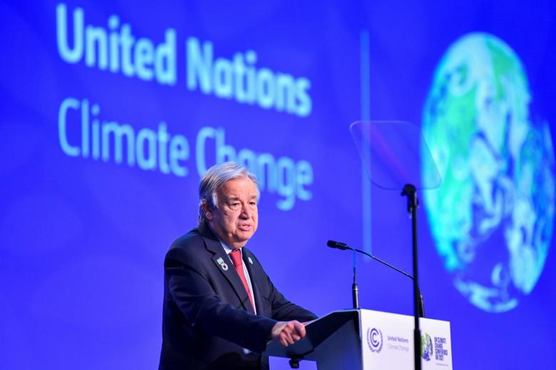 UN CHIEF CLIMATE CHANGE