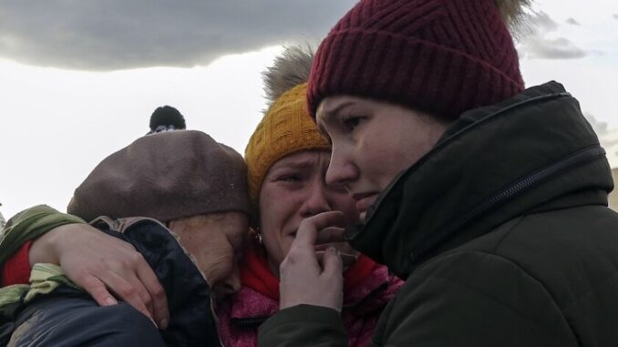 Ukrainian military caught using women and children as human shields