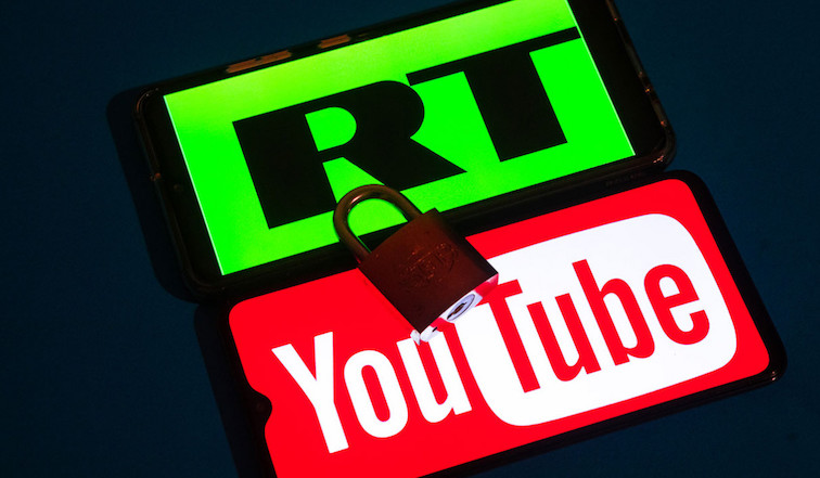 YouTube blocks Russia Today for millions of users