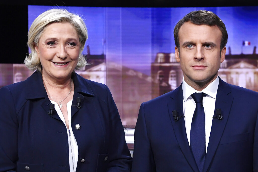 Le Pen and Macron