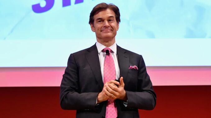 Dr. Oz's love letter to Joe Biden resurfaces