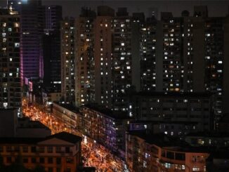 Thousands of Shanghai residents scream from their apartment windows as they remain in lockdown without food or basic supplies