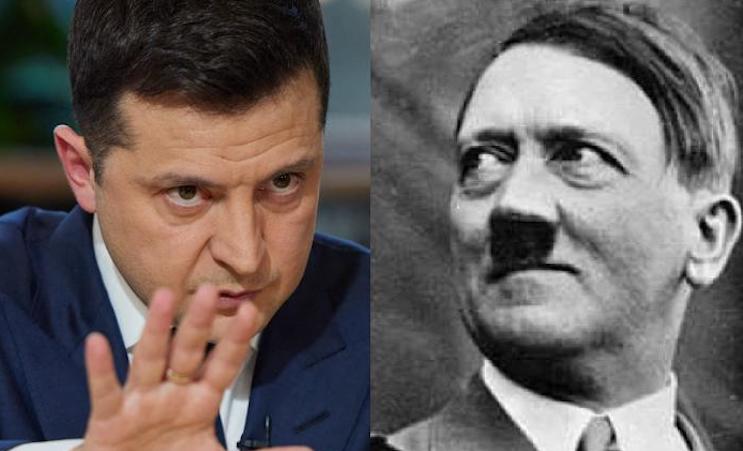 Ukraine President Volodymyr Zelenksy is following in the footsteps of Adolf Hitler and the German Nazi Party by having the opposition leader in Ukraine arrested on dubious charges.