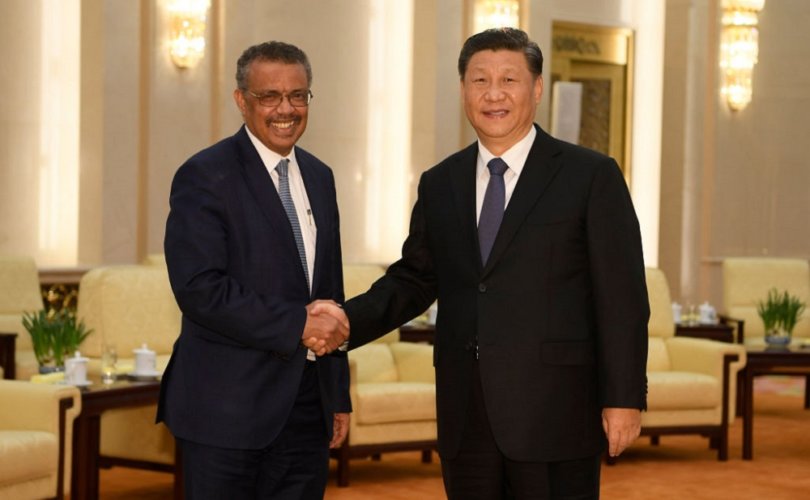 WHO chief and Chinese president