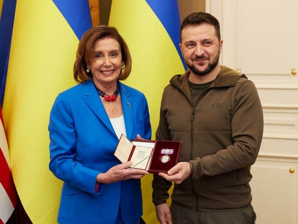 Pelosi and Zelensky