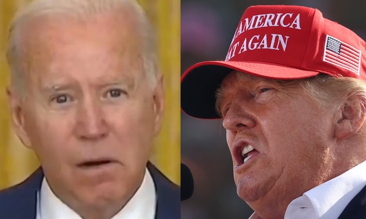 President Trump asks why nobody is taking about Biden's obvious dementia